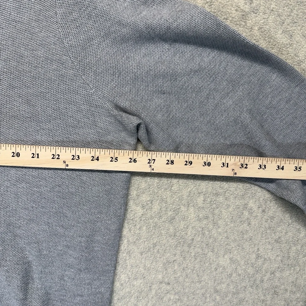 Polo Ralph Lauren‎ Mens XXL Gray Pima Cotton Quarter Zip Sweater Pullover Logo